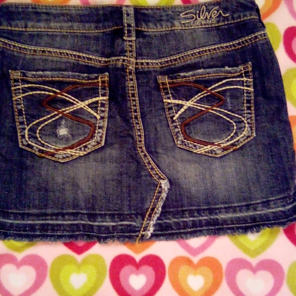 Silver Jeans Mini Skirt - Picture 4 of 8